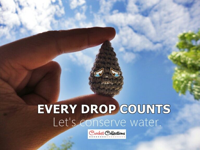 Water Droplet Crochet Pattern