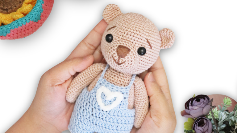 Bella the Brown Bear Free Amigurumi – Easy Bear Crochet Pattern