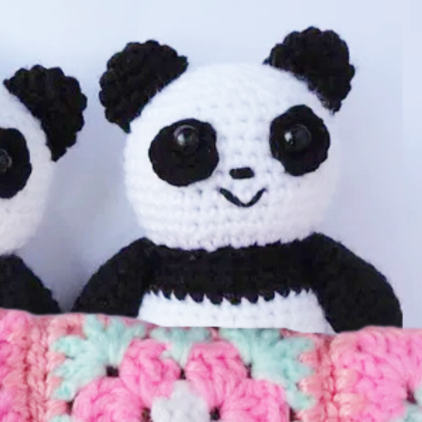 Panda Free Crochet Pattern by Woolshie