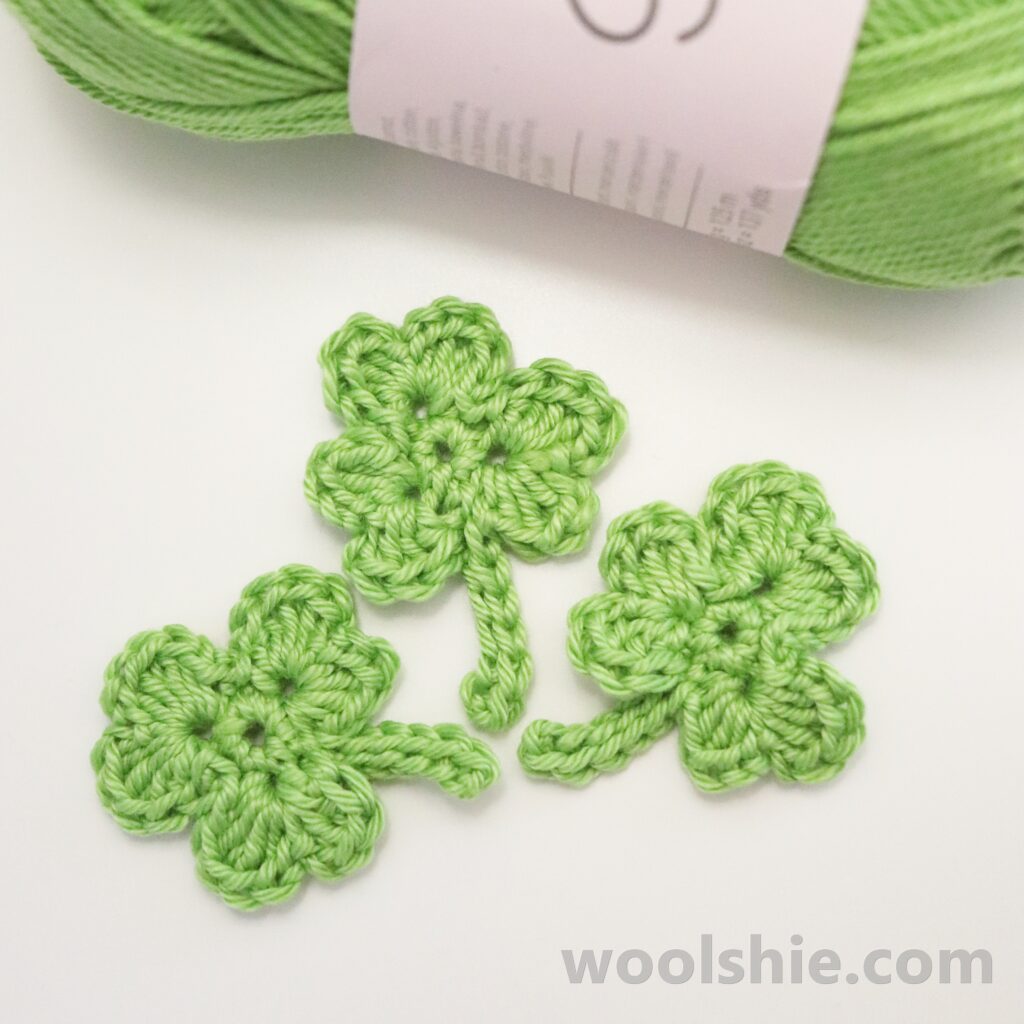 Shamrock crochet pattern by woolshie - st. patrick's day