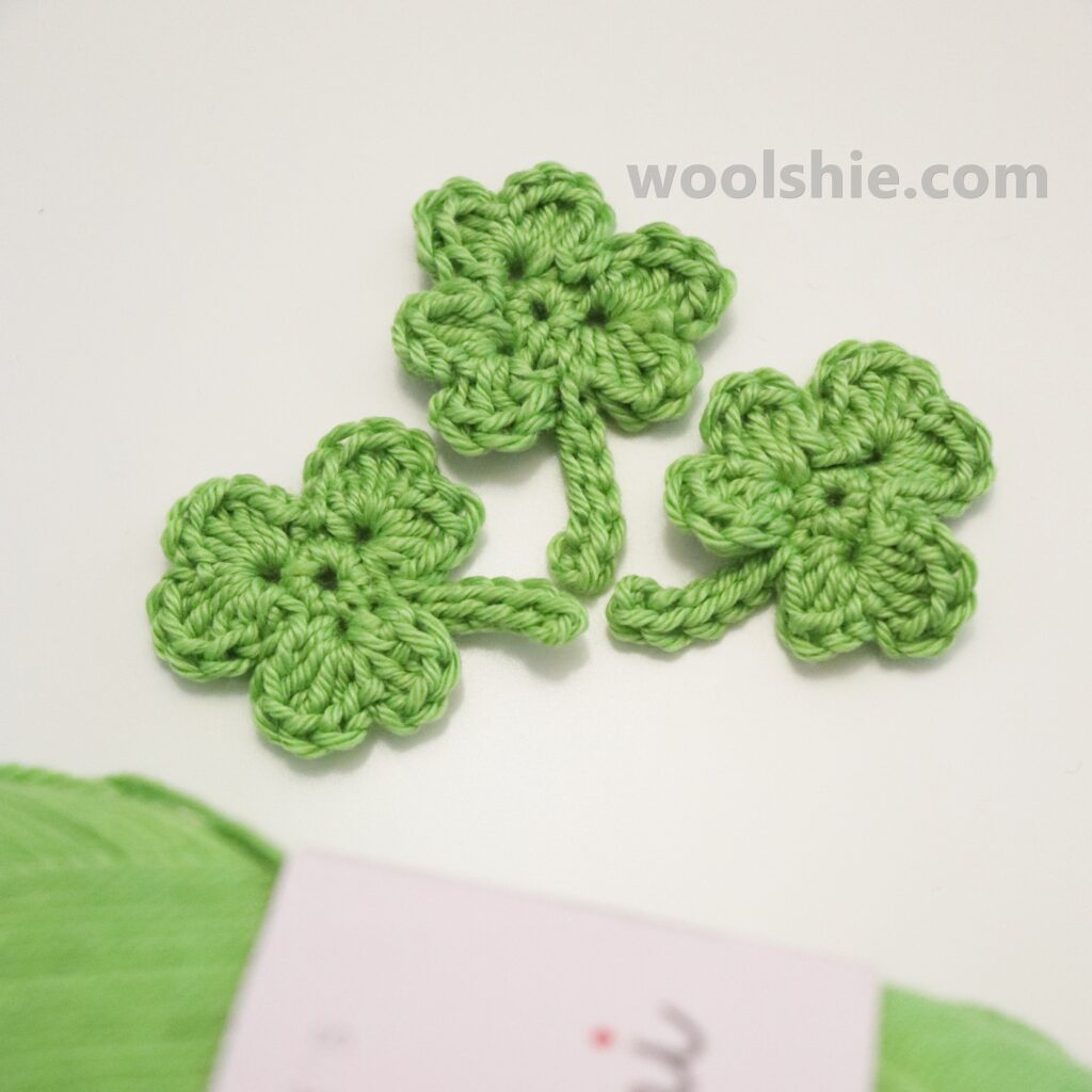 Shamrock crochet pattern by woolshie - st. patrick's day
