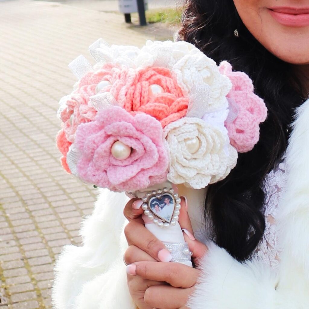 my crochet bouquet Woolshie Crochet