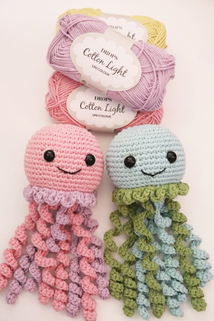Jellyfish crochet pattern by woolshie