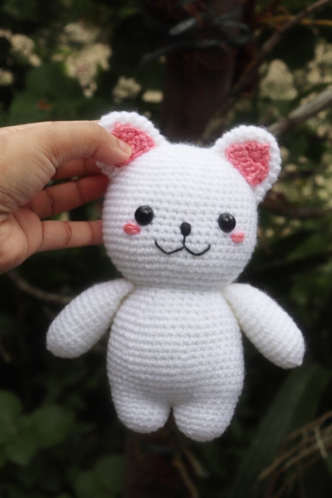 creamy white bear crochet pattern