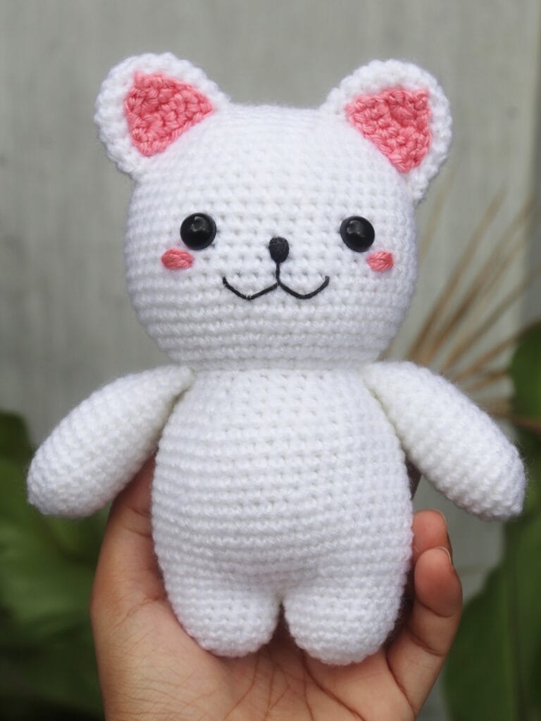 creamy white bear